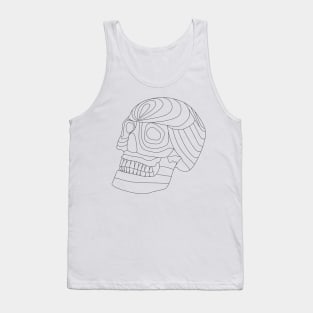 just a skull in maya mandaka mask ecopop Tank Top